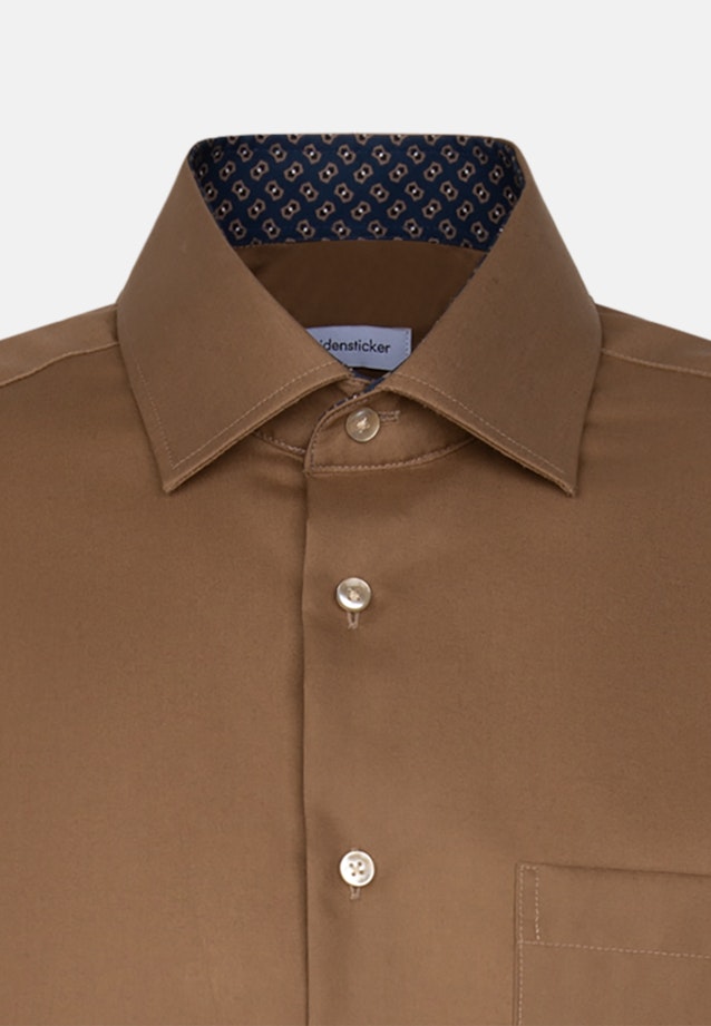 Regular Business Hemd Uni in Braun |  Seidensticker Onlineshop