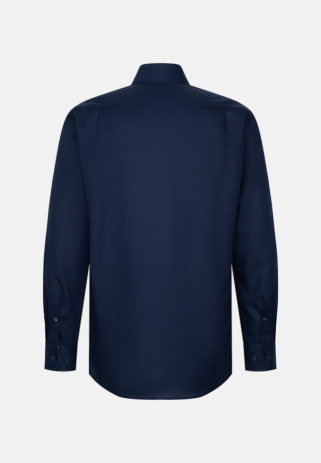 Regular Chemise d'affaires Uni in Bleu Foncé |  Seidensticker Onlineshop