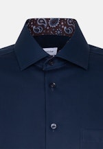 Regular Chemise d'affaires Uni in Bleu Foncé |  Seidensticker Onlineshop