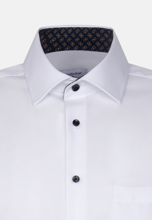Regular Chemise d'affaires Uni in Blanc |  Seidensticker Onlineshop