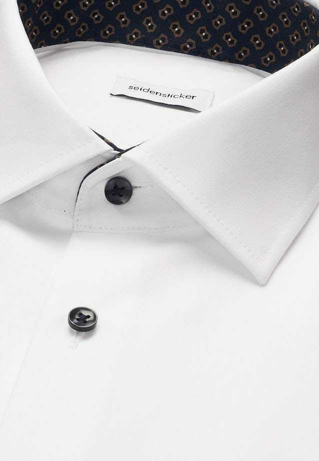 Regular Chemise d'affaires Uni in Blanc |  Seidensticker Onlineshop