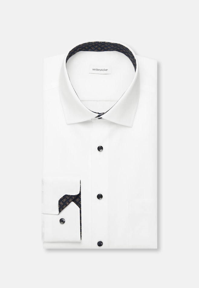 Regular Business Hemd Uni in Weiß | Seidensticker Onlineshop