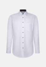 Regular Chemise d'affaires Uni in Blanc |  Seidensticker Onlineshop
