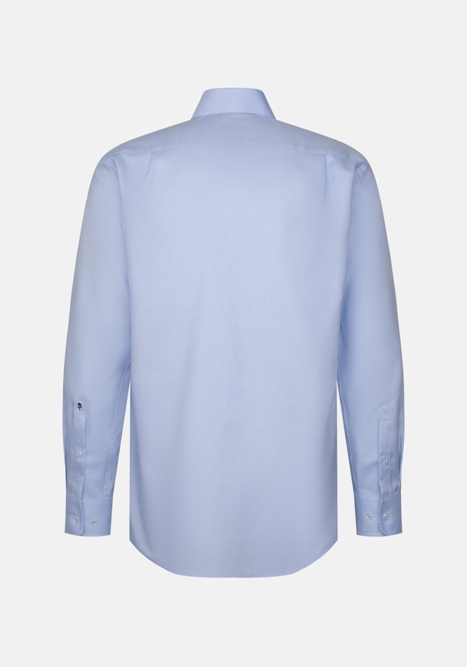 Regular Chemise d'affaires Structure dans Bleu Clair | Boutique en ligne Seidensticker