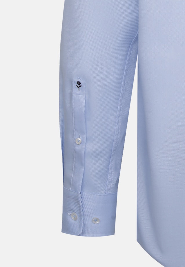Regular Chemise d'affaires Structure in Bleu Clair |  Seidensticker Onlineshop