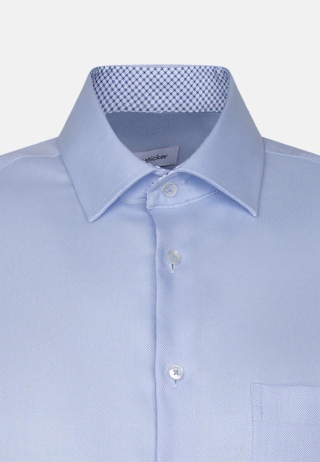 Regular Chemise d'affaires Structure in Bleu Clair |  Seidensticker Onlineshop