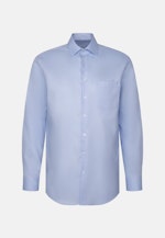 Regular Chemise d'affaires Structure in Bleu Clair |  Seidensticker Onlineshop