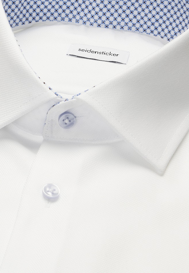 Regular Business Hemd Struktur in Weiß | Seidensticker Onlineshop