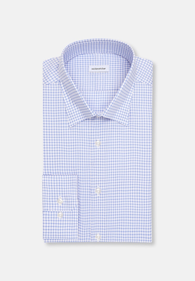 Slim Chemise d'affaires carreaux dans Bleu Moyen | Boutique en ligne Seidensticker