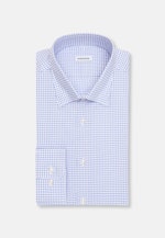 Slim Business Hemd Karo in Mittelblau |  Seidensticker Onlineshop