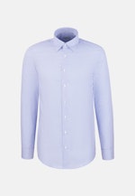 Slim Business Hemd Karo in Mittelblau |  Seidensticker Onlineshop