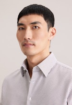 Slim Business Hemd Karo in Braun |  Seidensticker Onlineshop