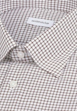 Slim Business Hemd Karo in Braun |  Seidensticker Onlineshop