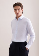 Shaped Business shirt Print in Hellblau |  Seidensticker Onlineshop
