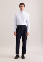 Shaped Business shirt Print in Hellblau |  Seidensticker Onlineshop