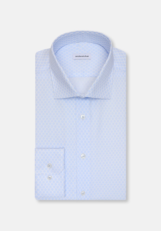 Shaped Chemise d'affaires Imprimé dans Bleu Clair | Boutique en ligne Seidensticker