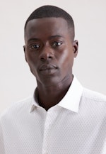 Slim Business Hemd Druck in Beige |  Seidensticker Onlineshop