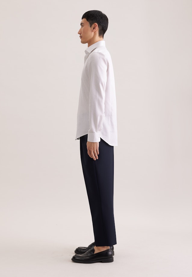 Slim Business shirt Print in Beige |  Seidensticker Onlineshop