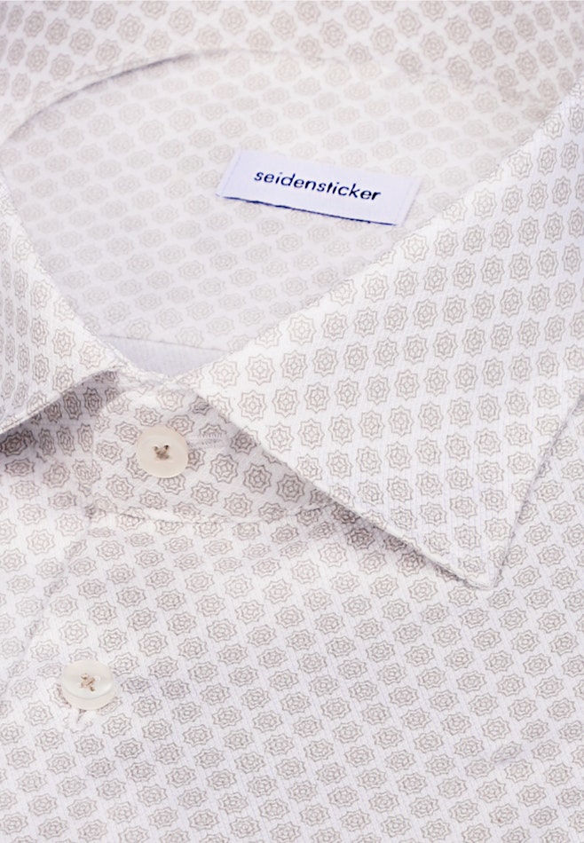 Slim Chemise d'affaires Imprimé dans Beige | Boutique en ligne Seidensticker