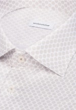 Slim Business Hemd Druck in Beige |  Seidensticker Onlineshop