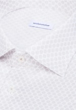 Slim Business Hemd Druck in Beige |  Seidensticker Onlineshop