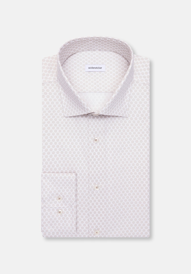 Slim Chemise d'affaires Imprimé dans Beige | Boutique en ligne Seidensticker