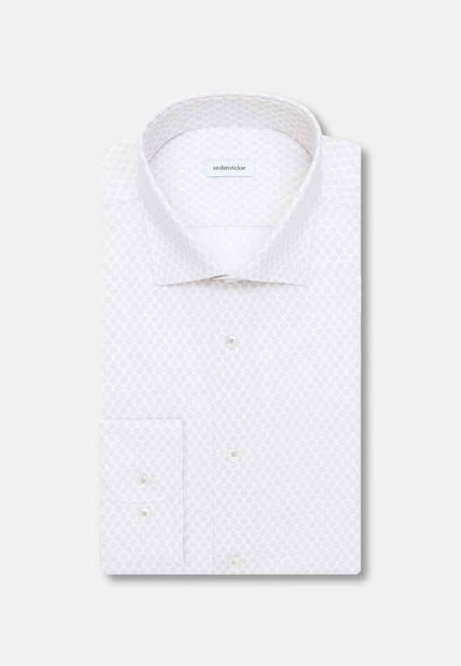 Slim Chemise d'affaires Imprimé dans Beige | Boutique en ligne Seidensticker