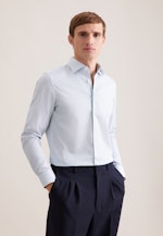 Slim Chemise d'affaires Imprimé in Turquoise |  Seidensticker Onlineshop