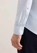 Slim Chemise d'affaires Imprimé in Turquoise |  Seidensticker Onlineshop