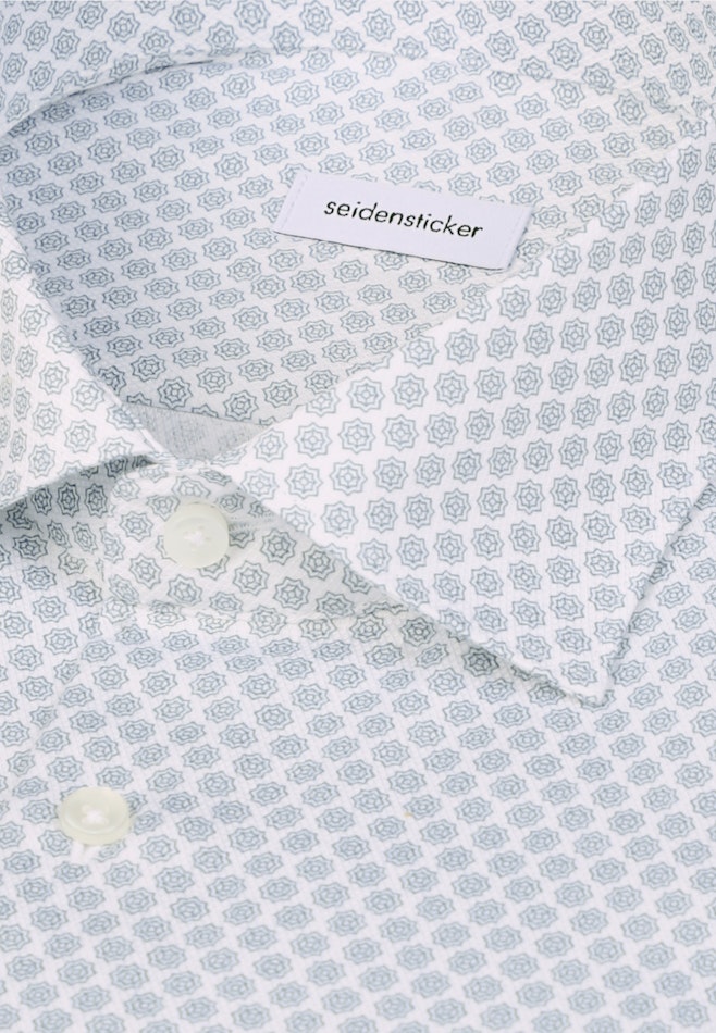 Slim Chemise d'affaires Imprimé dans Turquoise | Boutique en ligne Seidensticker