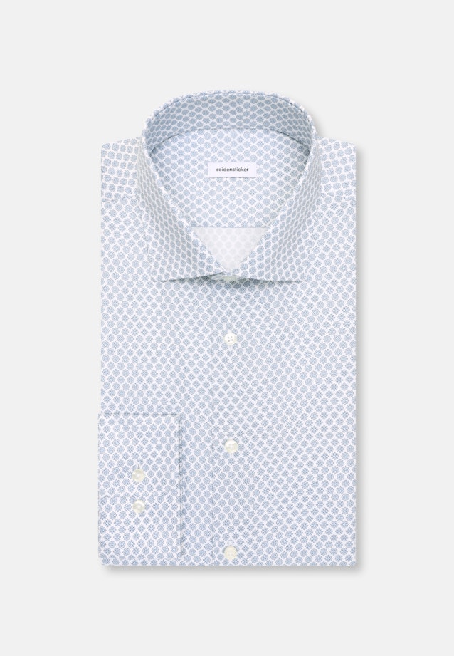 Slim Chemise d'affaires Imprimé in Turquoise |  Seidensticker Onlineshop