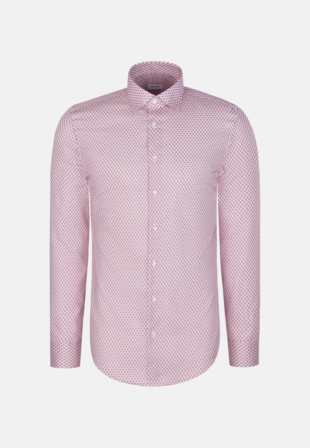 Slim Business Hemd Druck in Rosa |  Seidensticker Onlineshop