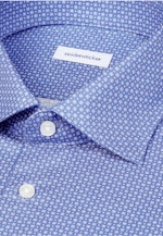 Slim Chemise d&#039;affaires Imprimé in Bleu Moyen |  Seidensticker Onlineshop