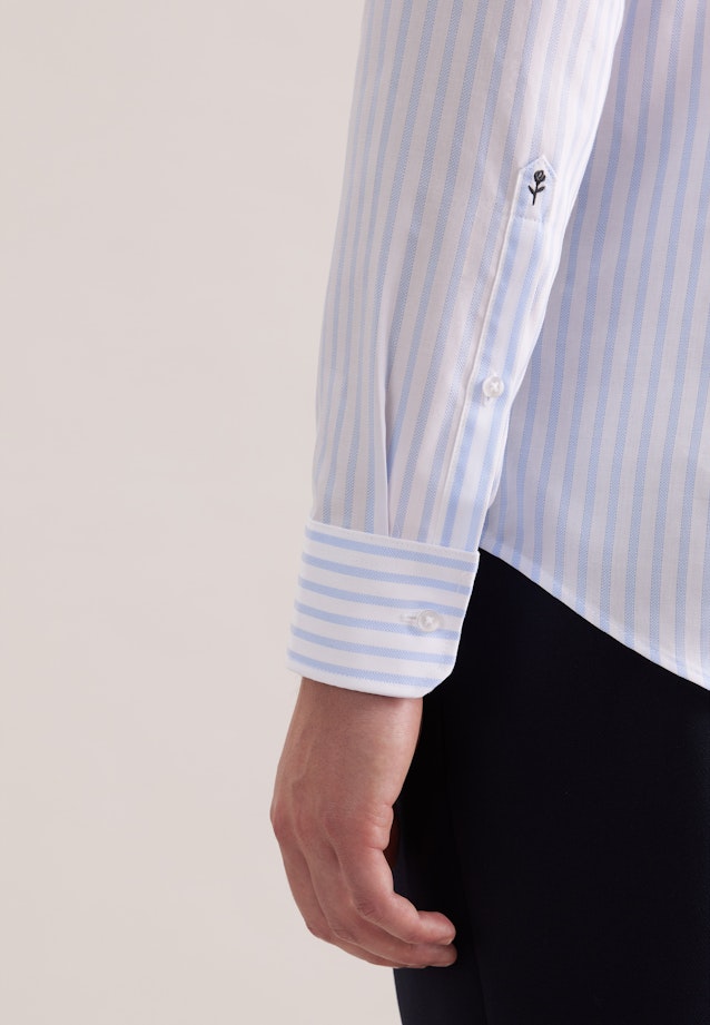 Slim Chemise d'affaires Rayures in Bleu Clair |  Seidensticker Onlineshop