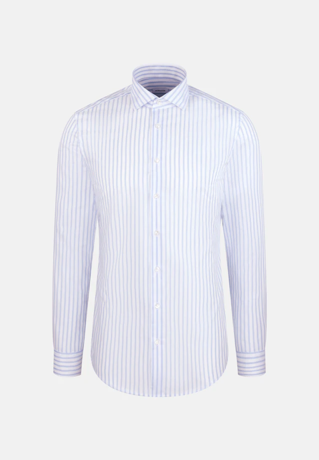 Slim Business Hemd Gestreift in Hellblau |  Seidensticker Onlineshop
