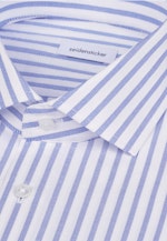 Slim Business Hemd Gestreift in Mittelblau |  Seidensticker Onlineshop
