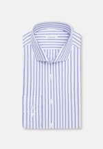 Slim Business Hemd Gestreift in Mittelblau |  Seidensticker Onlineshop