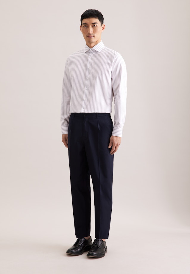 Slim Business Hemd Gestreift in Grau |  Seidensticker Onlineshop