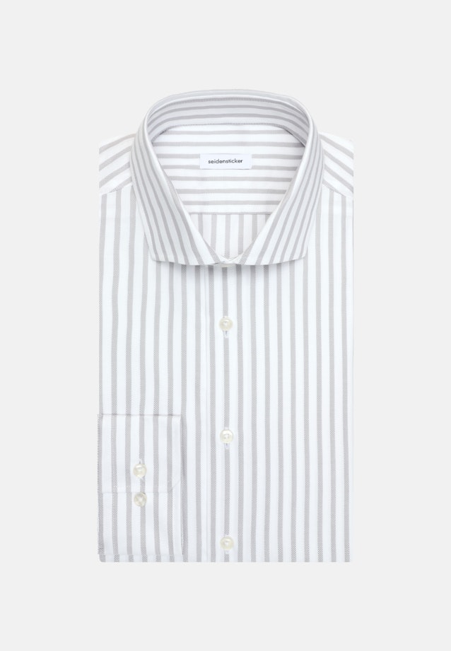 Slim Business Hemd Gestreift in Grau |  Seidensticker Onlineshop