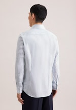 Slim Business Hemd Gestreift in Türkis |  Seidensticker Onlineshop