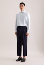 Slim Business Hemd Gestreift in Türkis |  Seidensticker Onlineshop