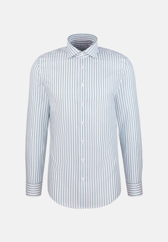 Slim Business Hemd Gestreift in Türkis |  Seidensticker Onlineshop