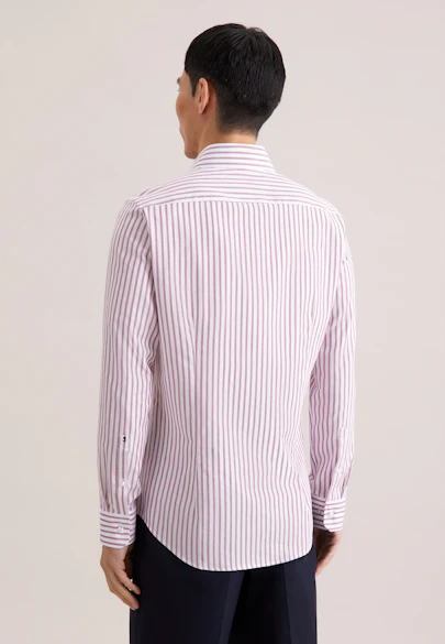 Slim Business Hemd Gestreift in Rosa |  Seidensticker Onlineshop