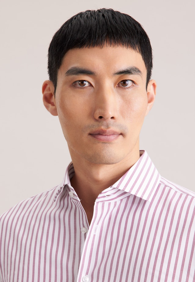 Slim Business Hemd Gestreift in Rosa |  Seidensticker Onlineshop