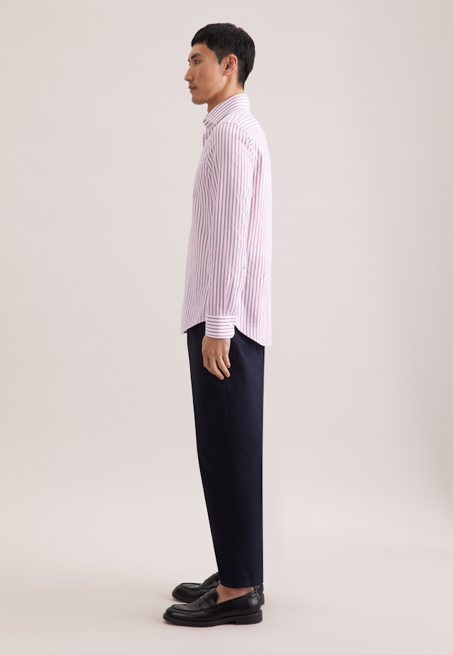 Slim Business Hemd Gestreift in Rosa |  Seidensticker Onlineshop