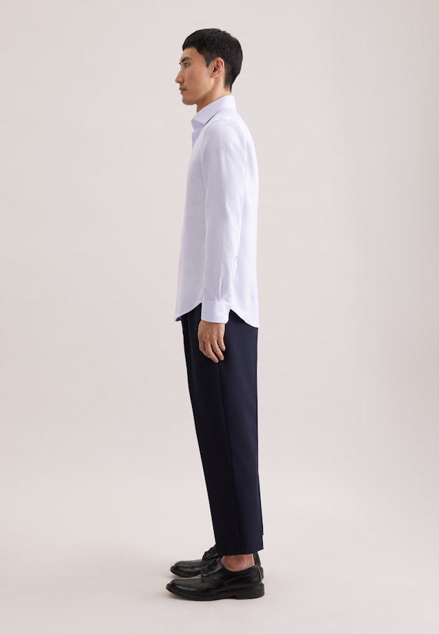 Shaped Business Hemd Struktur in Rosa |  Seidensticker Onlineshop