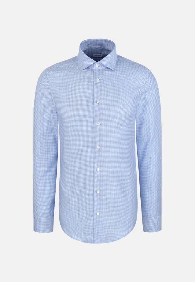 Shaped Chemise d'affaires Structure in Bleu Moyen |  Seidensticker Onlineshop