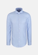 Shaped Chemise d'affaires Structure in Bleu Moyen |  Seidensticker Onlineshop