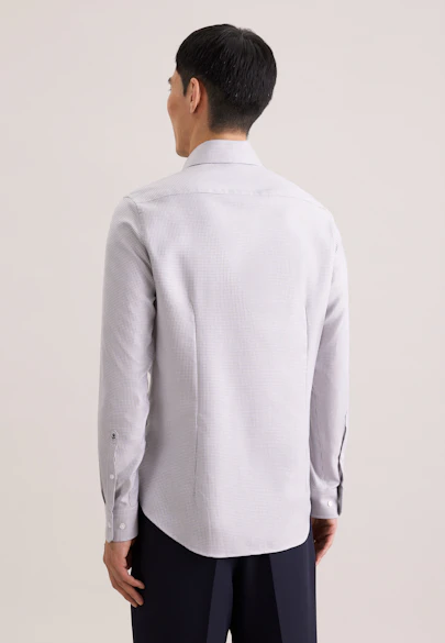 Shaped Business shirt Structure in Beige |  Seidensticker Onlineshop