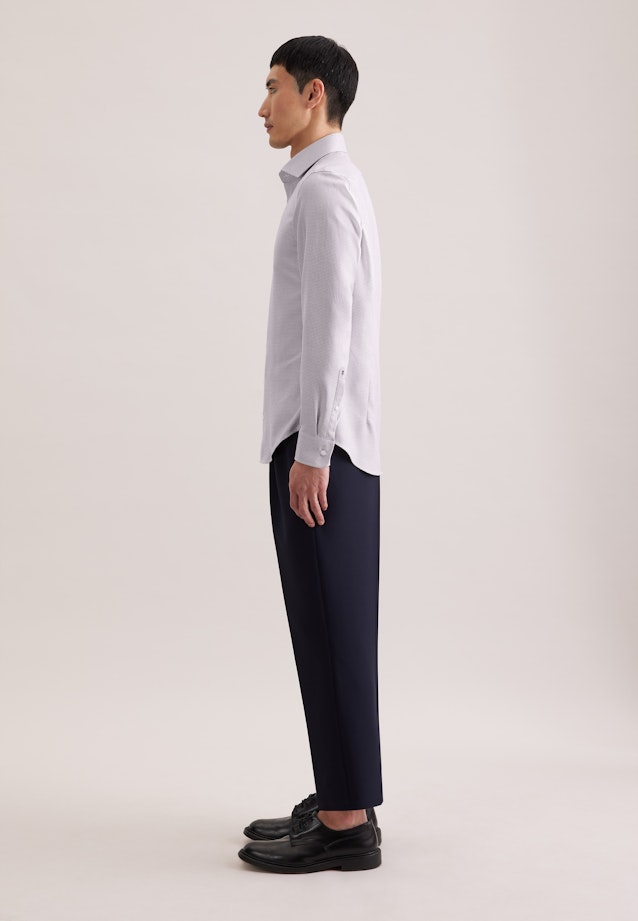 Shaped Business Hemd Struktur in Beige |  Seidensticker Onlineshop